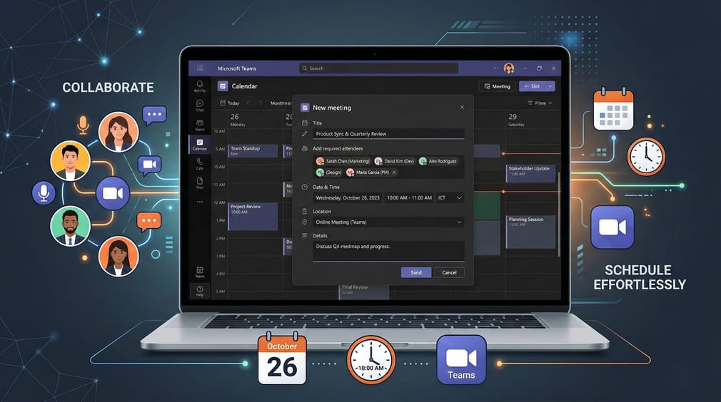 Cách lên lịch cuộc họp trong Microsoft Teams