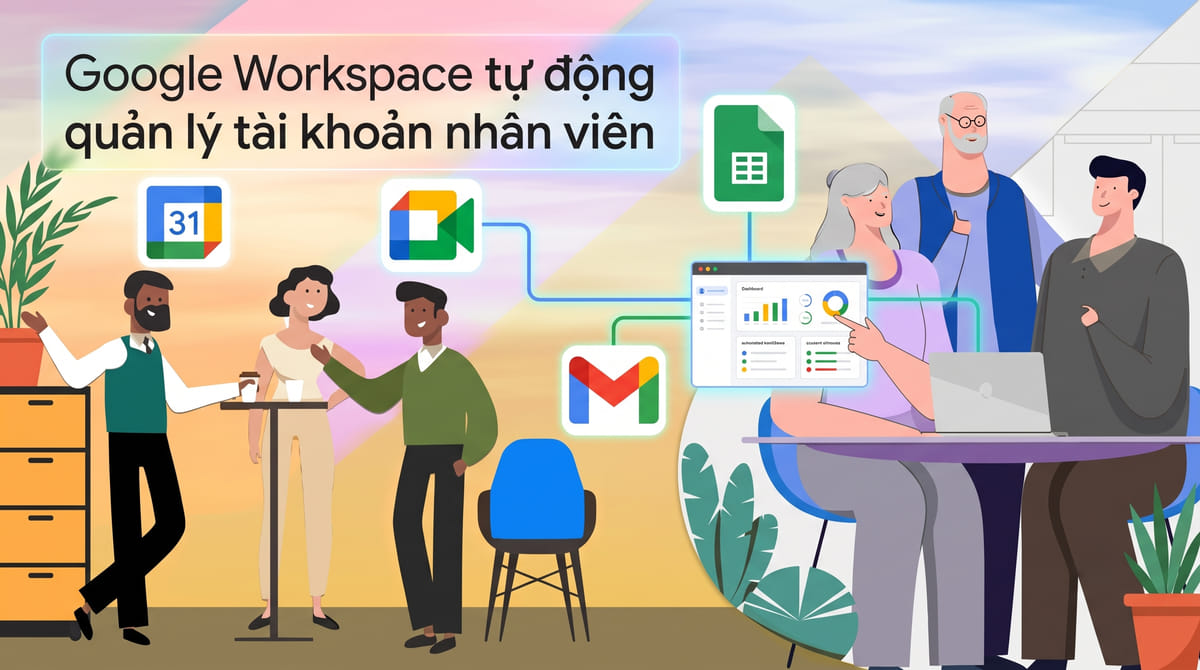 Google Workspace tự động quản lý tài khoản nhân viên