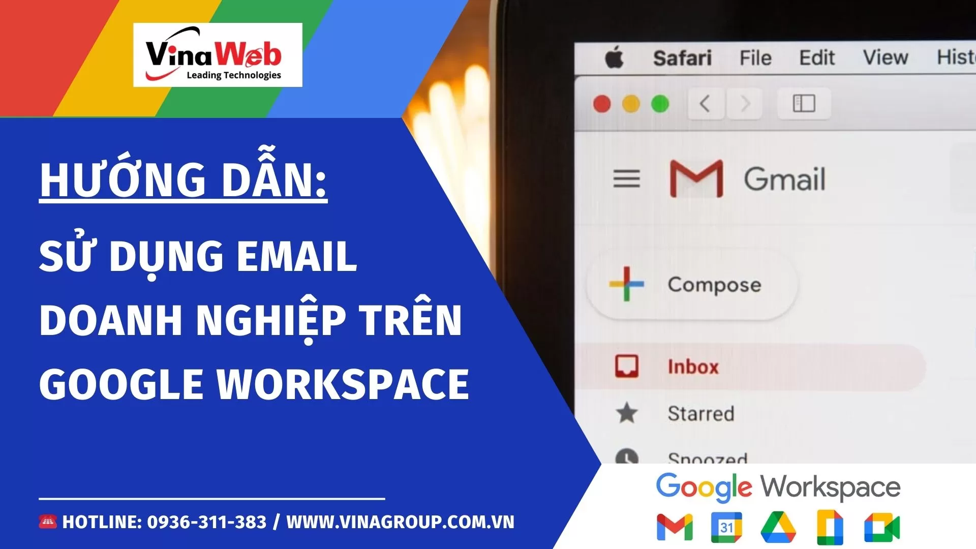 Hướng dẫn sử dụng email doanh nghiệp Google Workspace