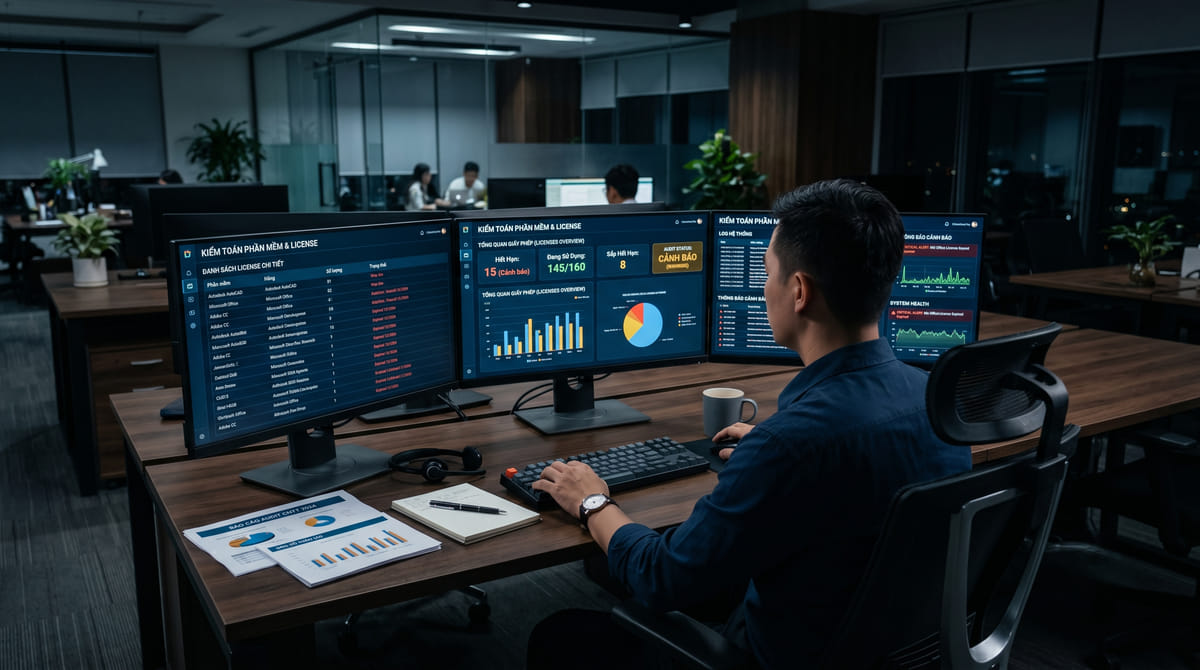Audit bản quyền phần mềm là gì? Vì sao ngày càng nhiều doanh nghiệp bị rà soát?