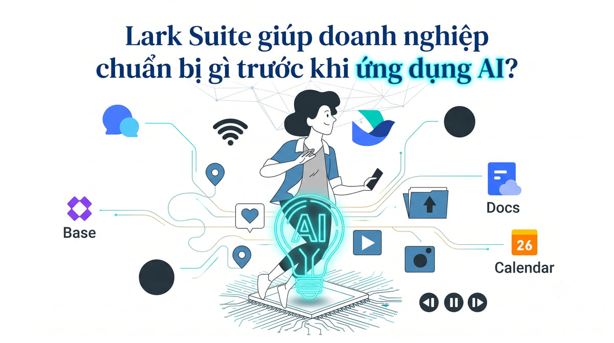 Lark Suite giúp doanh nghiệp chuẩn bị gì trước khi ứng dụng AI?