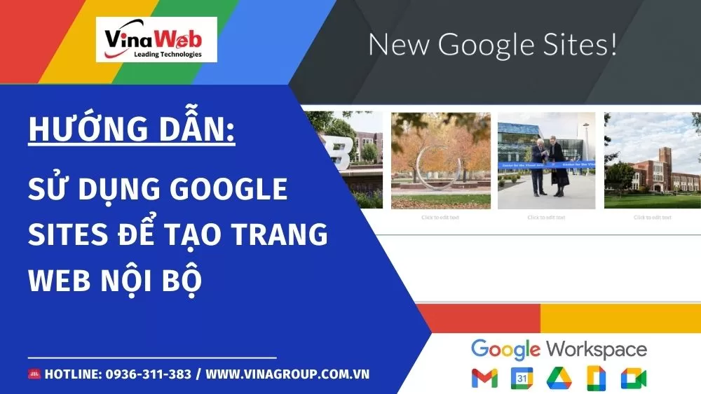 Hướng dẫn sử dụng Google Sites để tạo trang web nội bộ