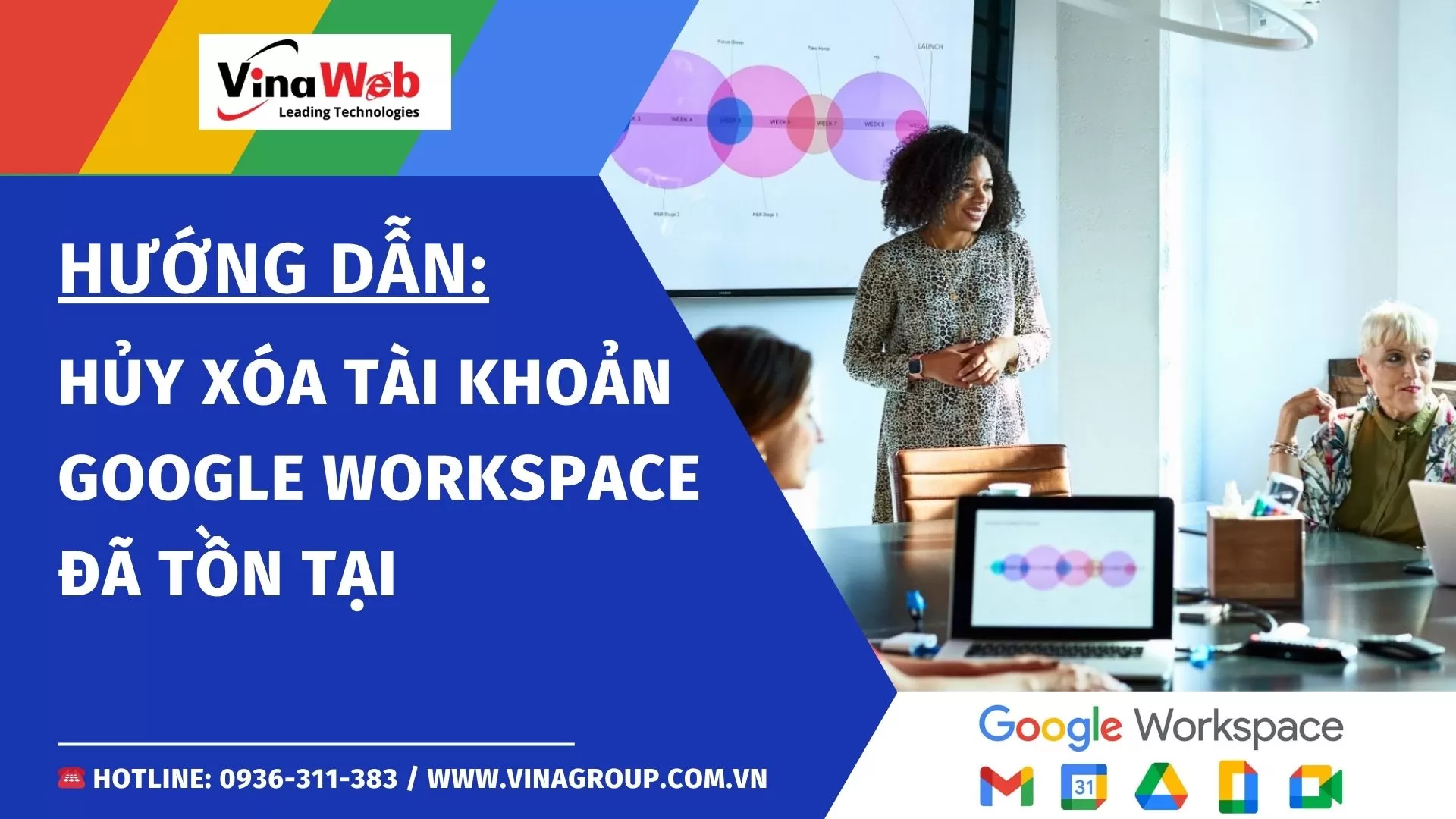 Hướng dẫn hủy xóa tài khoản Google workspace đã tồn tại