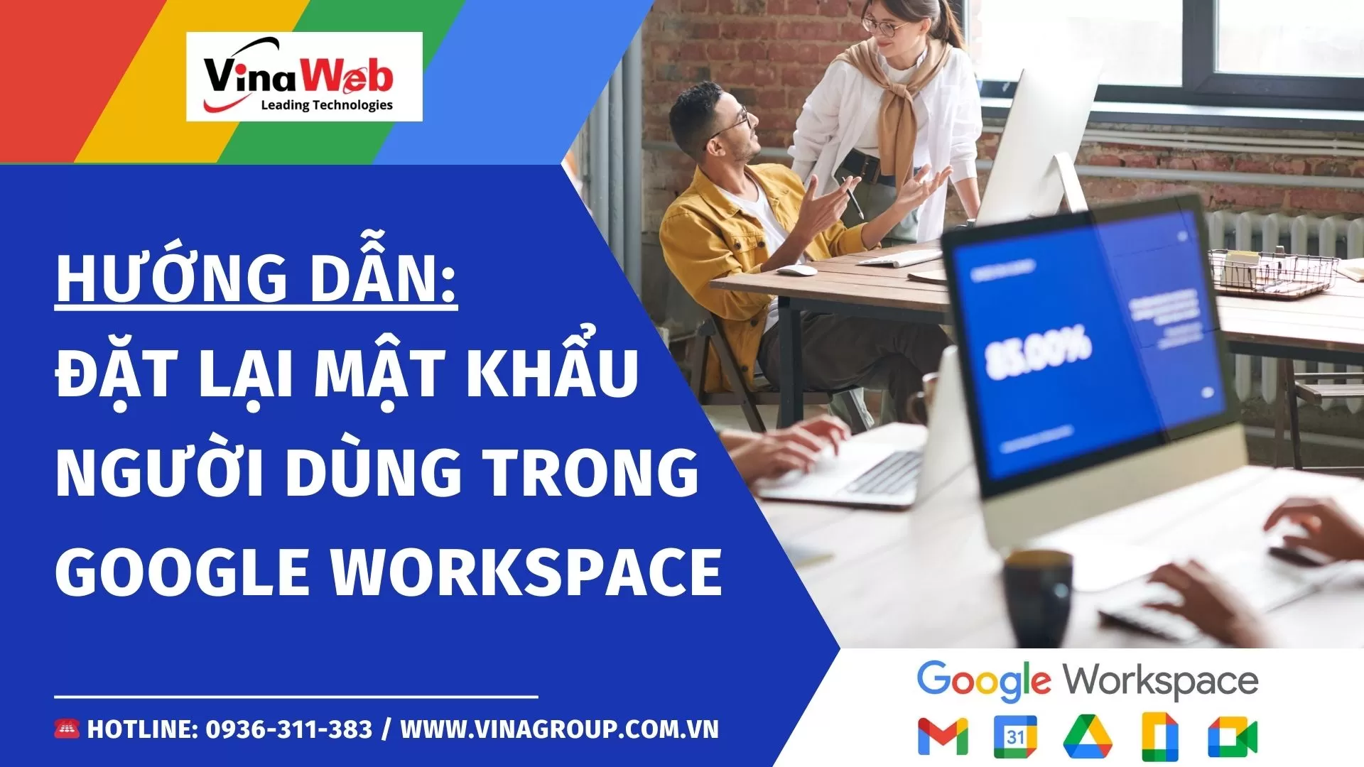 Hướng dẫn đặt lại mật khẩu người dùng trong Google workspace