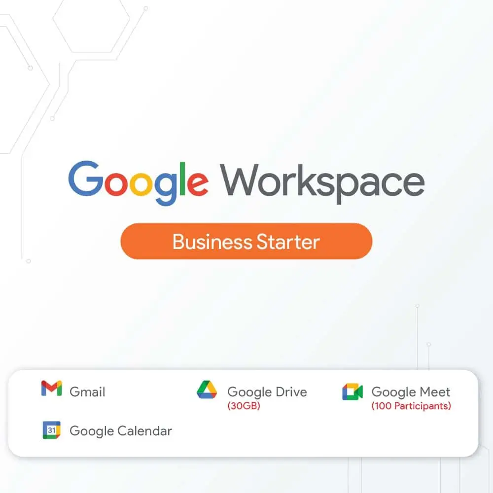 Google Workspace Business Starter sẽ có bộ nhớ gộp và bộ nhớ dùng chung 