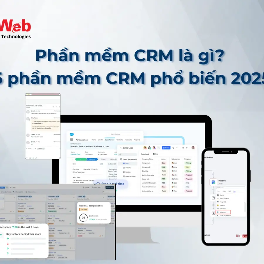 Phần mềm CRM là gì? Các phần mềm CRM phổ biến 2026