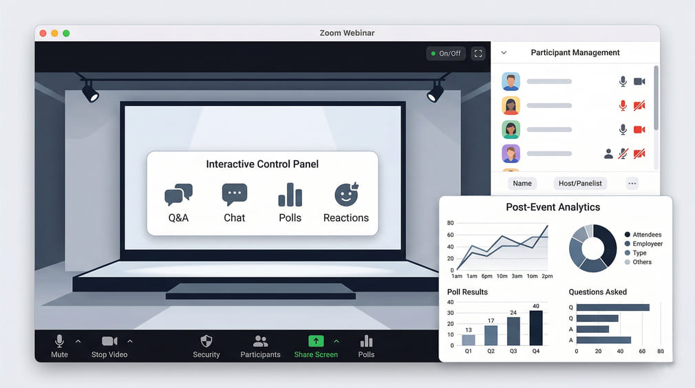 Các tính năng Zoom Webinar hữu ích nhất