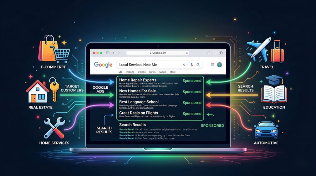 Ngành nào nên chạy Google Ads để tìm khách hàng hiệu quả?