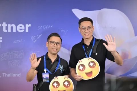 Đại diện Vinaweb tại Lark Partner Kick-off