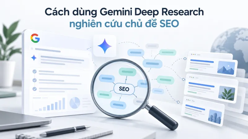 Cách dùng Gemini Deep Research nghiên cứu chủ đề SEO