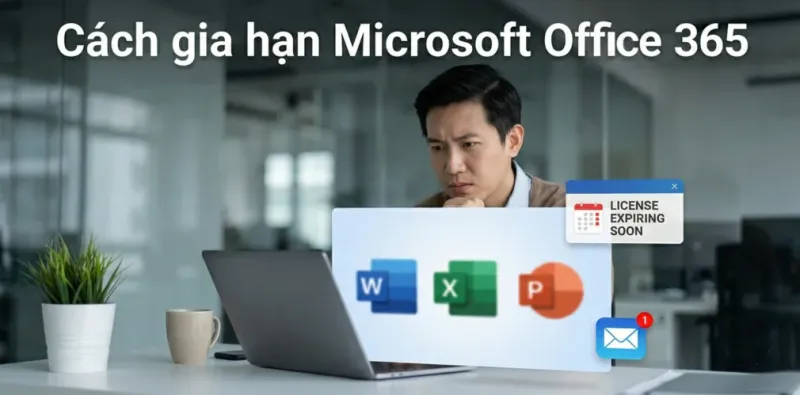 Cách gia hạn Microsoft Office 365