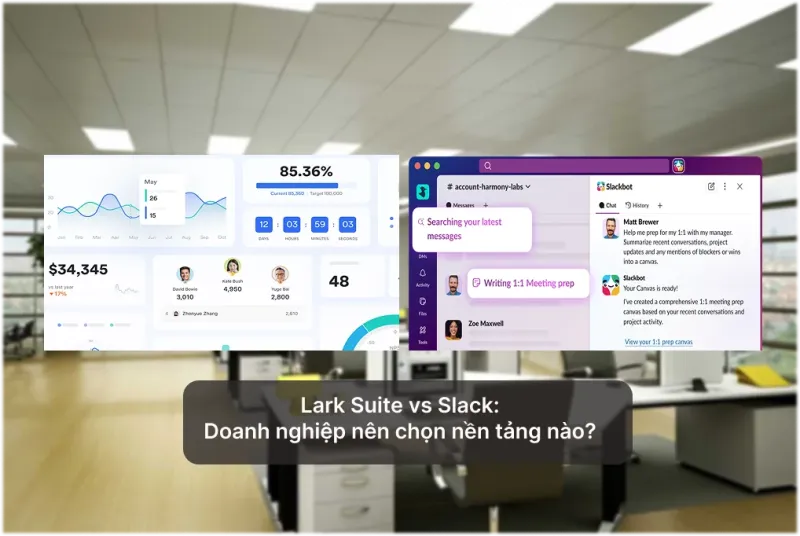 Lark Suite vs Slack: Doanh nghiệp nên chọn nền tảng nào?