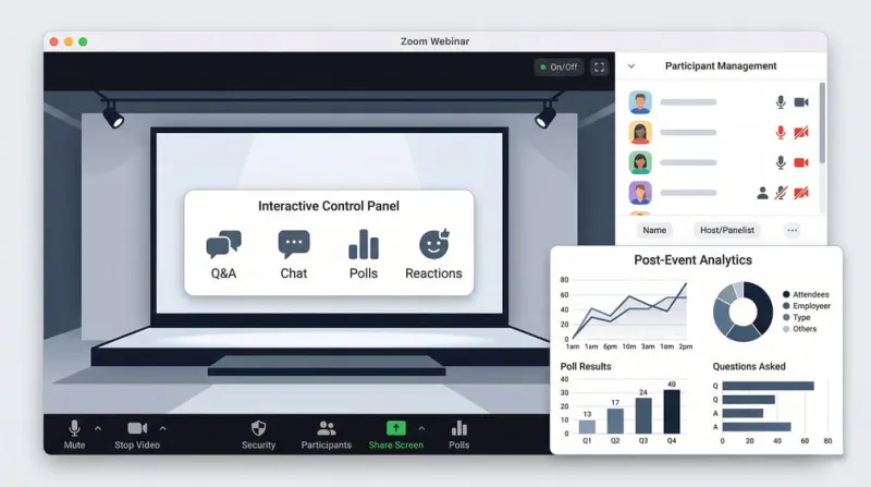 Các tính năng Zoom Webinar hữu ích nhất