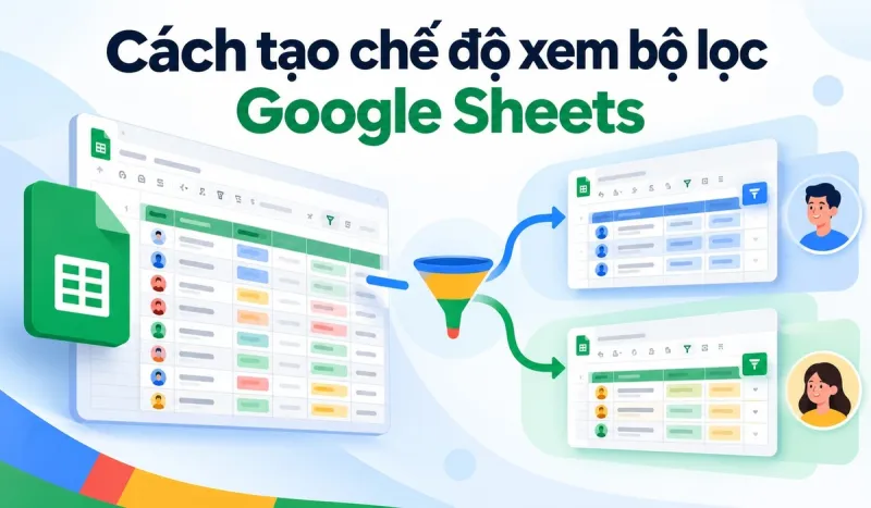 Cách tạo chế độ xem bộ lọc Google Sheets